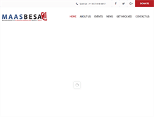 Tablet Screenshot of maasbesa.org